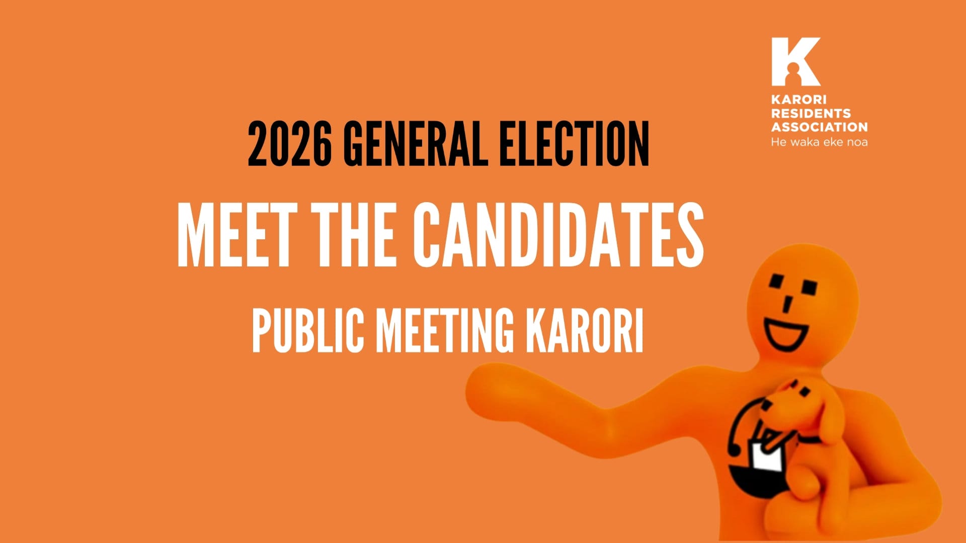 Meet the Candidates 2026 poster