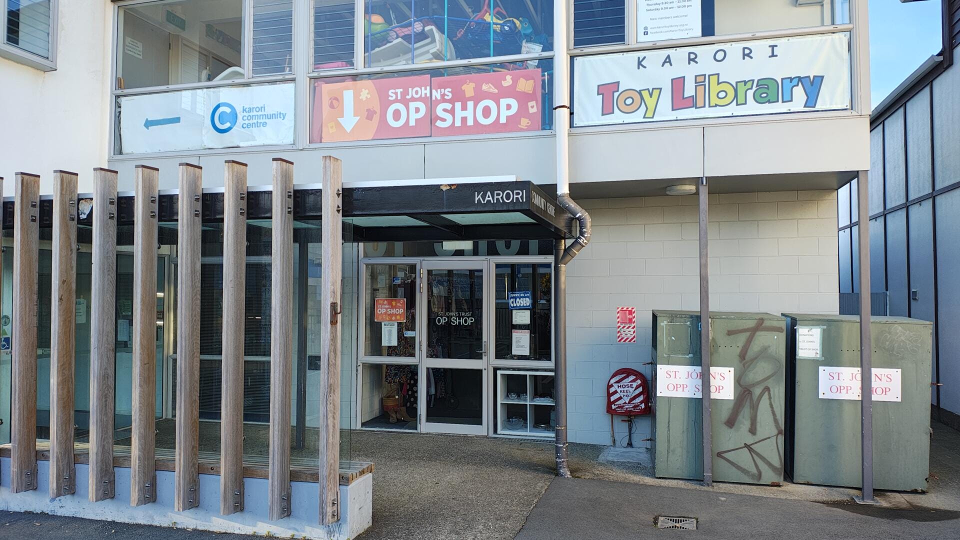 Karori Toy Library and St John’s Op Shop exterior