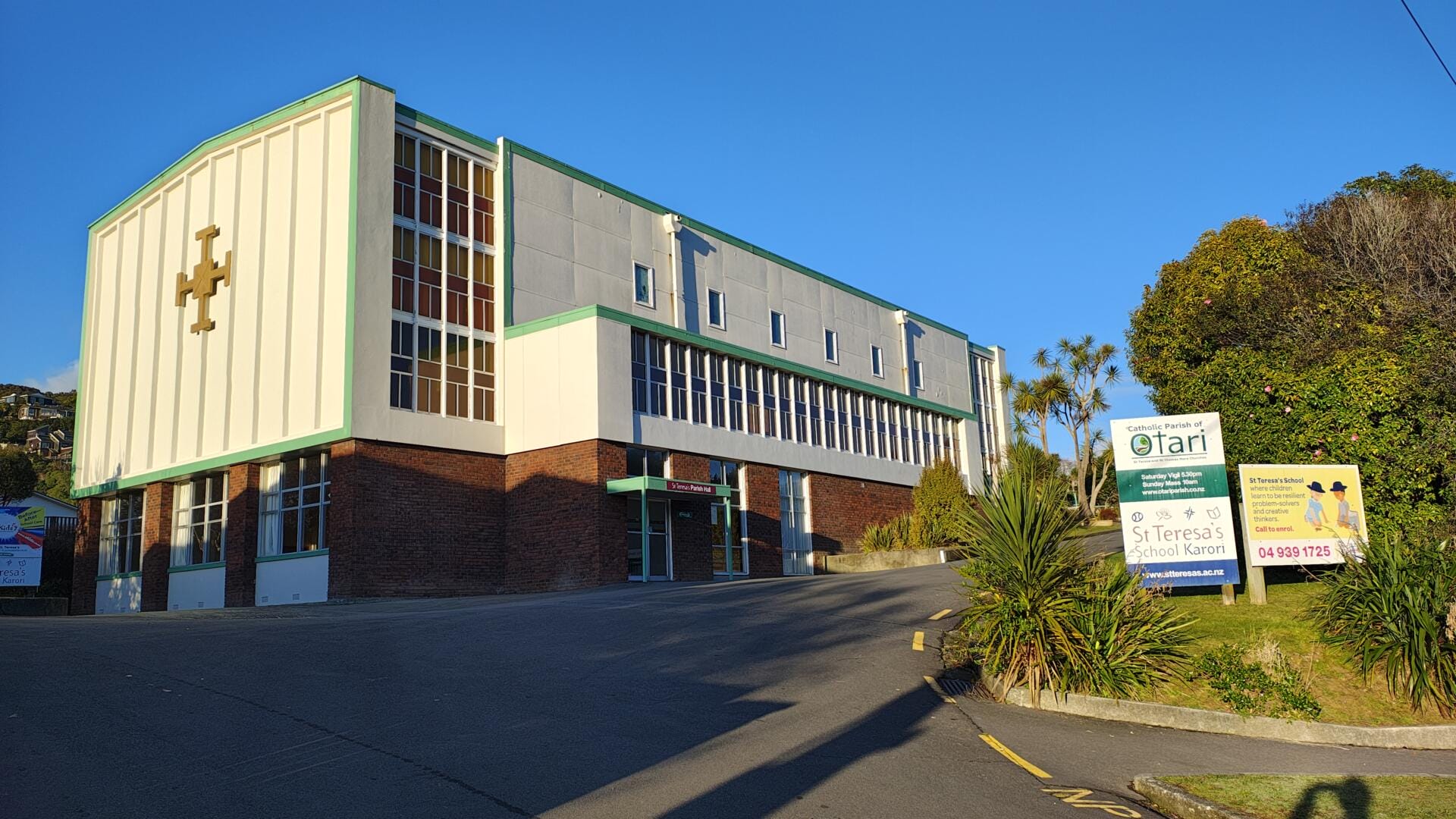 St Teresa’s Church and school building in Karori