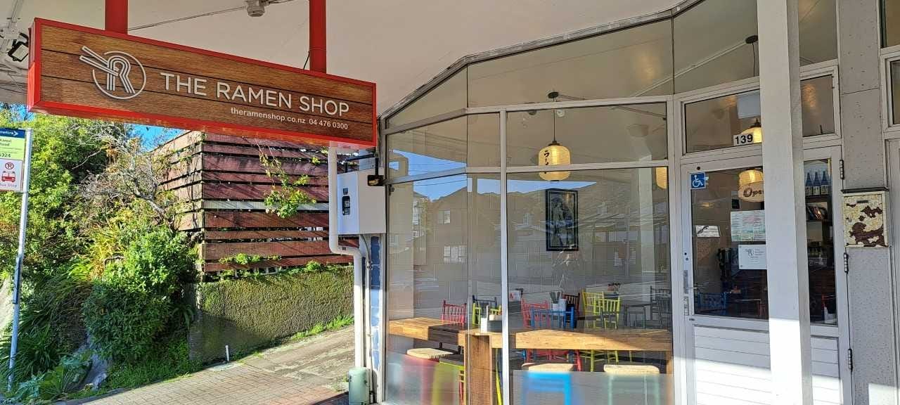 Exterior photo of The Ramen Shop