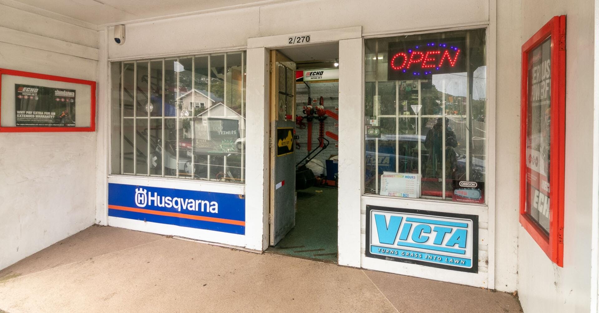 Exterior photo of Wellington Mowers and Chainsaws