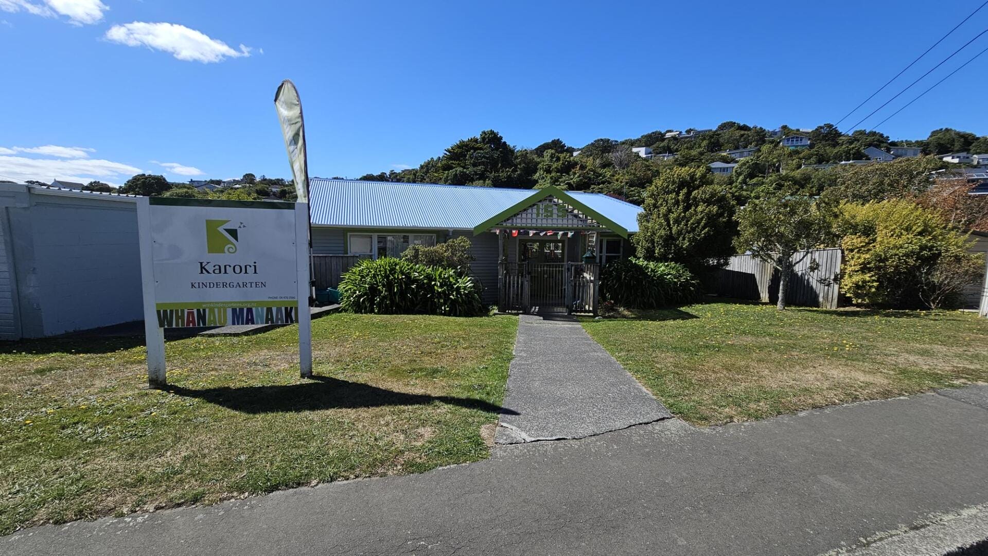 Karori Kindergarten building on sunny day