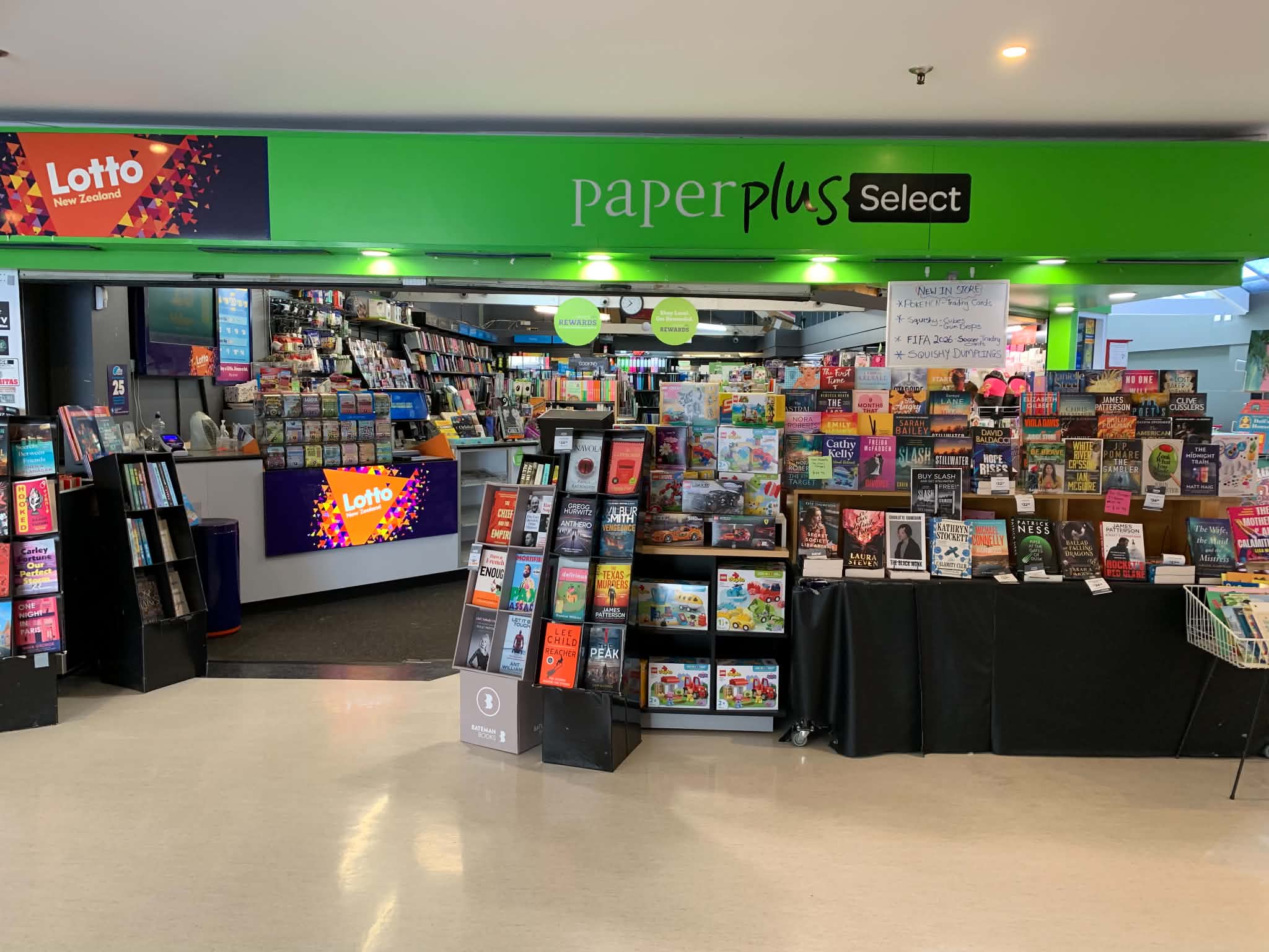 Paper Plus Select bookstore with Lotto counter