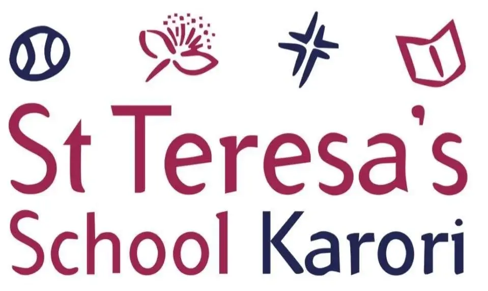 St Teresa's School Karori logo with icons