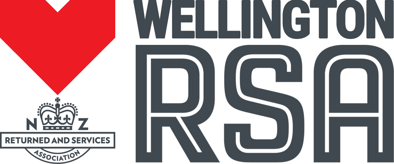 Wellington RSA logo with red heart